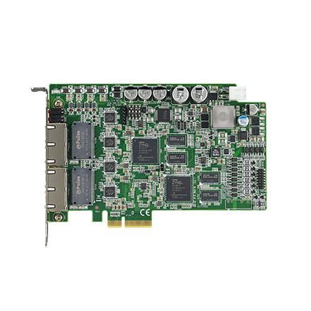 4포트 PCIE 인텔리전트 GigE 비전 프레임 그래버 카드